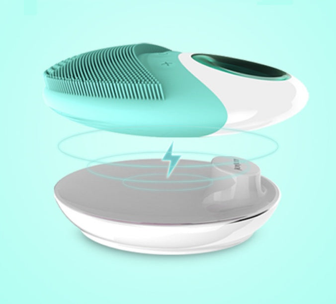 Wireless Charging Silicone Cleansing Instrument Wireless Charging Silicone Cleansing Instrument